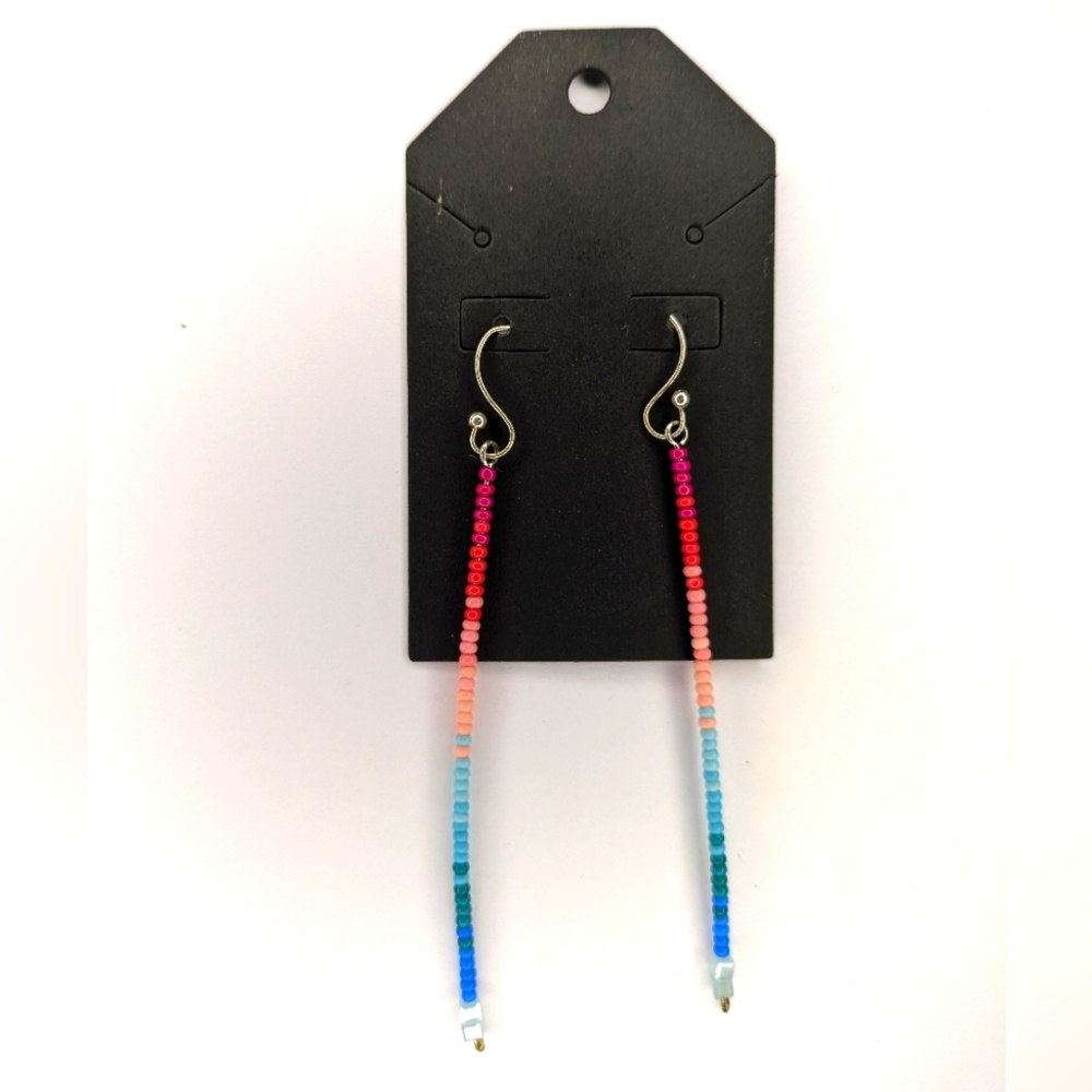 Ombre Beaded Earrings